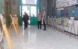 برپایی نمایشگاه عکس بمناسبت ۹دی در مسجد صاحب الزمان گچساران