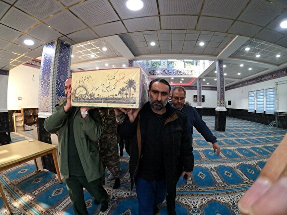 مراسم عزاداری ایام فاطمیه و استقبال از شهید گمنام در سپاه فتح