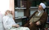 تصویری جدید از مرجع تقلید معروف بعد از مرخص شدن از بیمارستان