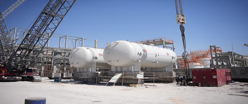 پیشرفت طرح پلیاتیلن سنگین شرکت صنایع پلیمر گچساران از ۵۰ درصد عبور کرد/ نصب مخازن دوقلوی ذخیره بوتن پروژه پیشرفت طرح پلیاتیلن سنگین شرکت صنایع پلیمر گچساران از ۵۰ درصد عبور کرد/ نصب مخازن دوقلوی ذخیره بوتن پروژه