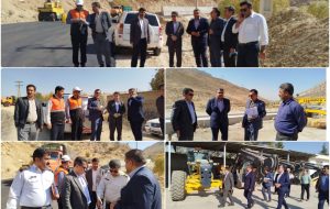 بازدید مدیرکل سازمان بازرسی استان از معابر برون شهری در حال ساخت