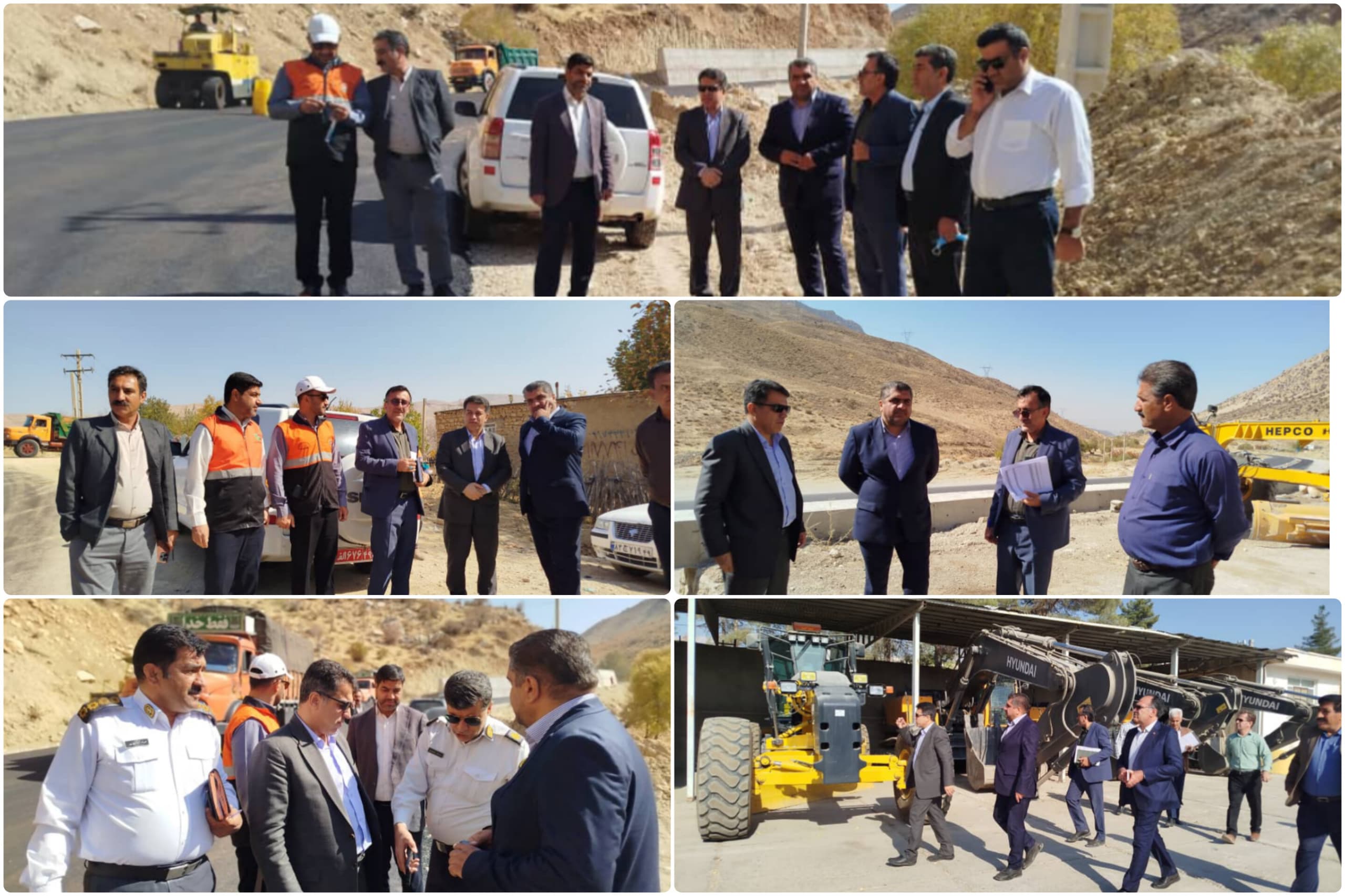 بازدید مدیرکل سازمان بازرسی استان از معابر برون شهری در حال ساخت بازدید مدیرکل سازمان بازرسی استان از معابر برون شهری در حال ساخت