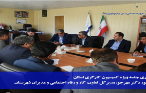 مدیرکل تعاون، کار و رفاه اجتماعی در جلسه کمیسیون کارگری: زمان رسیدگی به پرونده‌های کارگری به کمتر از ۳۵ روز کاهش یافت/ مهرجو: صیانت از کارگر، خط قرمز ماست