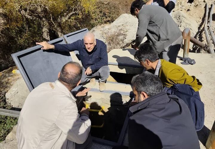 بهسازی هشت چشمه  برای پایداری آب در چهار روستای بویراحمد