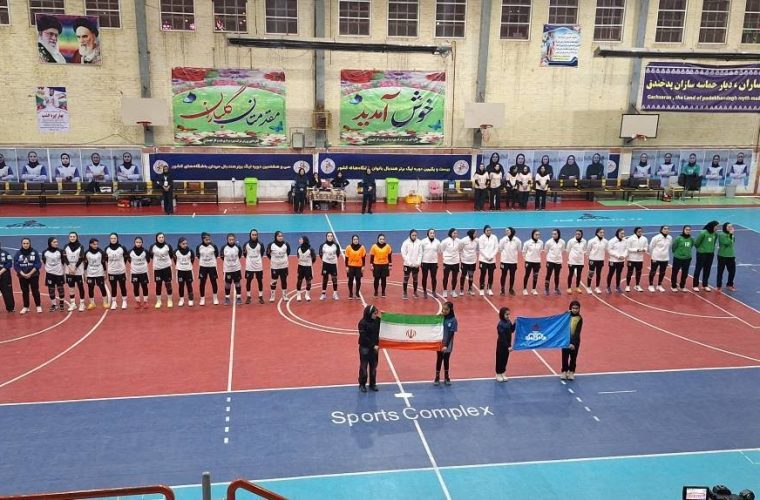 تساوی پرگل نفت و گاز گچساران و سنگ آهن بافق در لیگ برتر هندبال بانوان